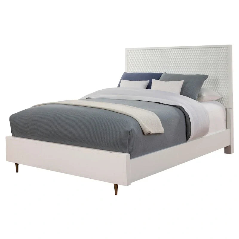 Lit panneau Origins, perle blanche alpine