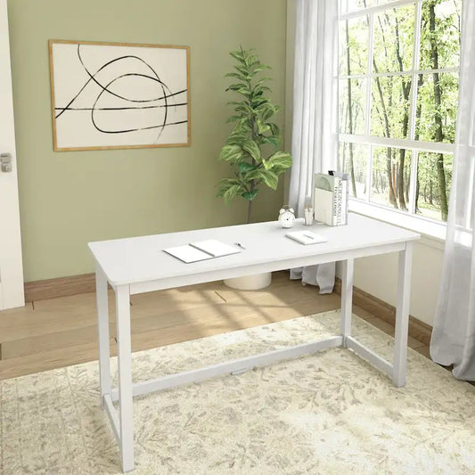 Bureau simple en poutres et planches - 55.25