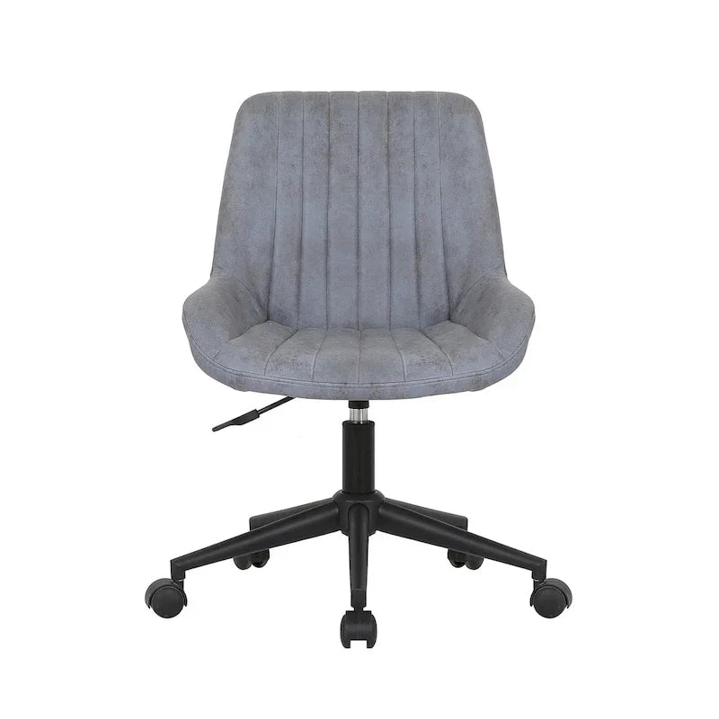 Porthos Home Cabe Chaise de bureau pivotante, Revêtement en microfibre