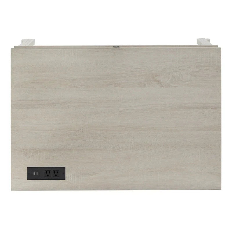 Bureau de travail Hinesburg de 35 po avec chargeur USB par iNSPIRE Q Classic