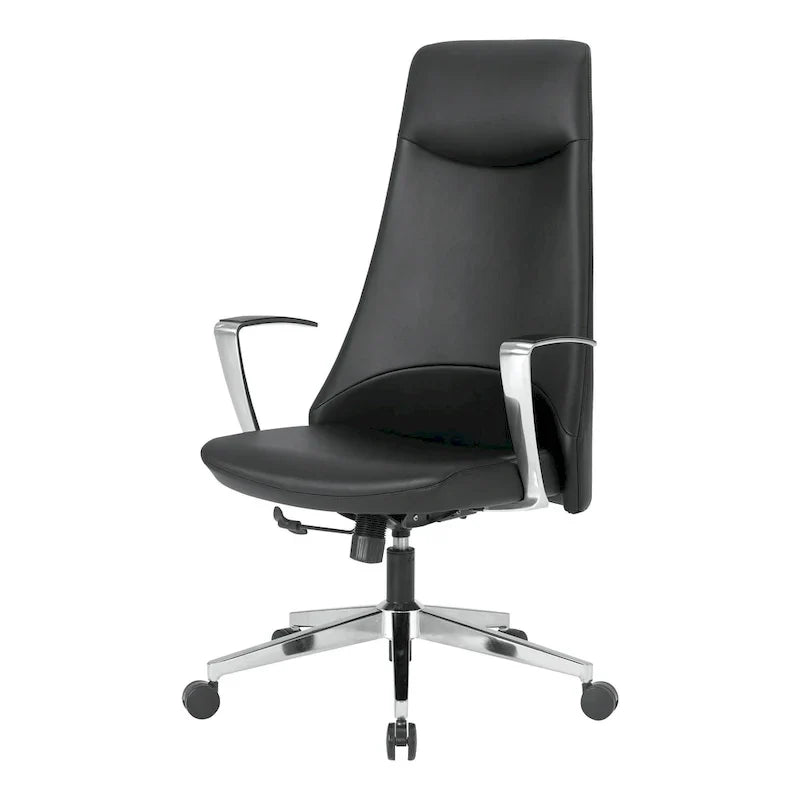Fauteuil de bureau à dossier haut avec tissu antimicrobien
