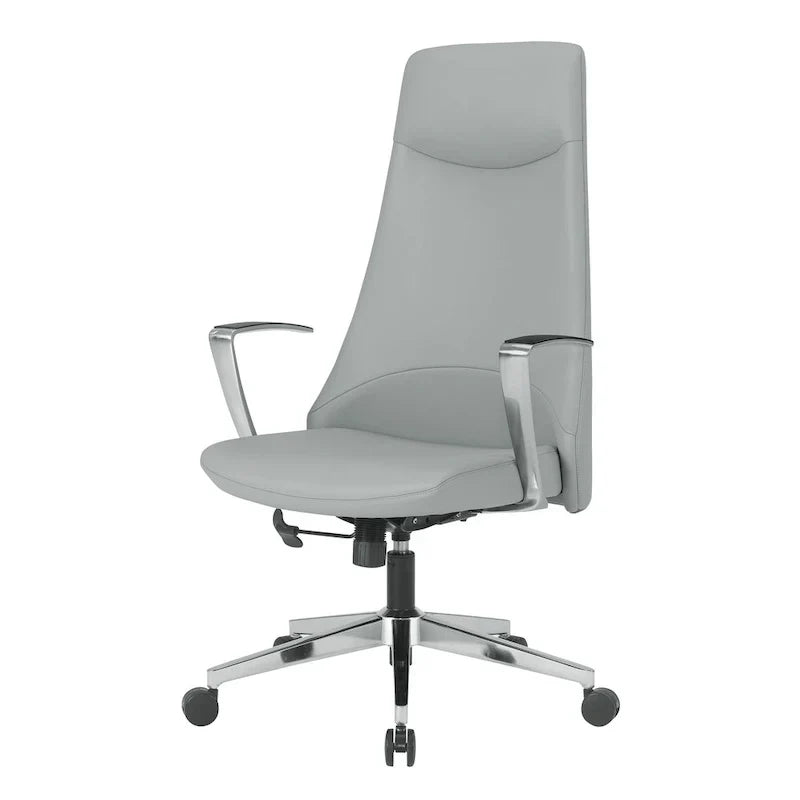 Fauteuil de bureau à dossier haut avec tissu antimicrobien