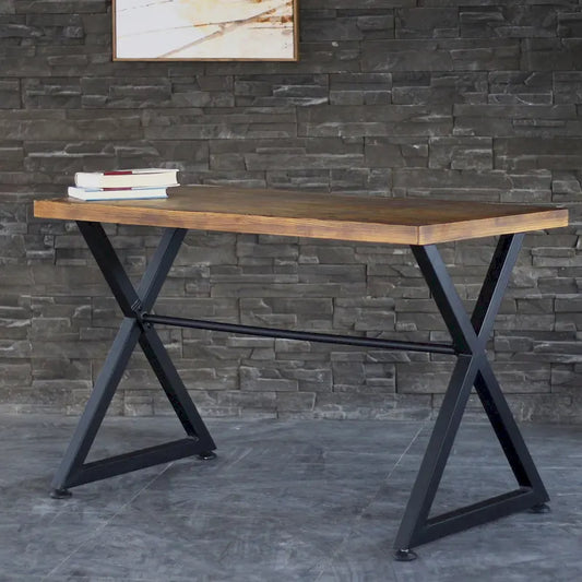 Table de bureau d'ordinateur industrielle Fowler de Carbon Loft