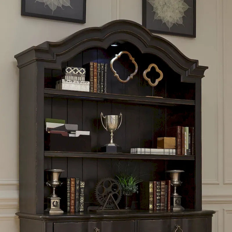 Vaisselier en cuivre brossé antique noir Chesapeake de Copper Grove