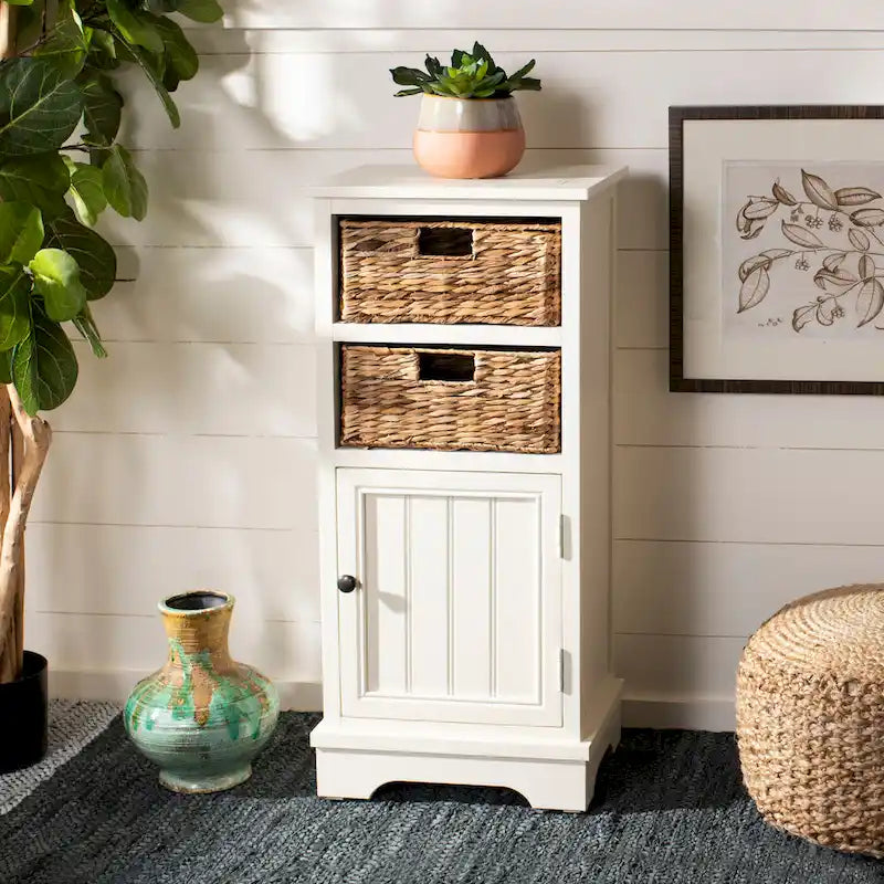 Meuble Distressed Blanc Golda SAFAVIEH