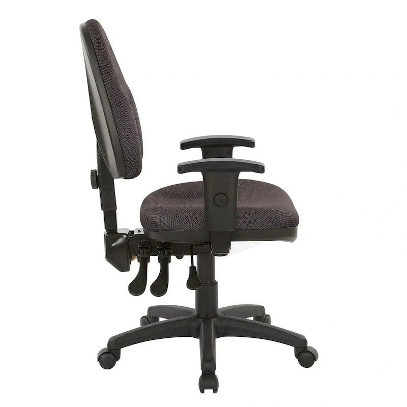 Chaise ergonomique multifonction avec hauteur de dossier réglable