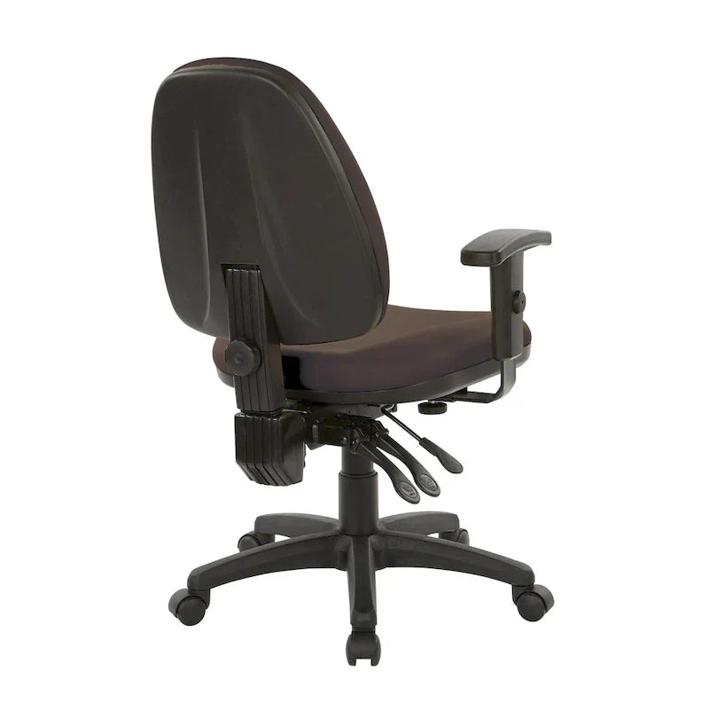 Chaise ergonomique multifonction avec hauteur de dossier réglable