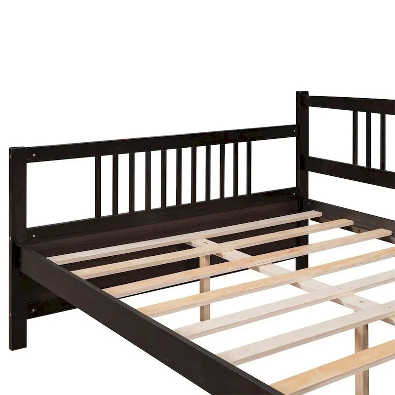Lit de repos double en bois Merax
