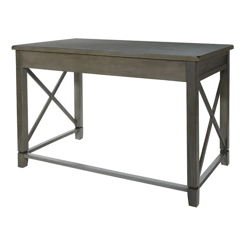 Bureau Hillsboro finition gris patiné