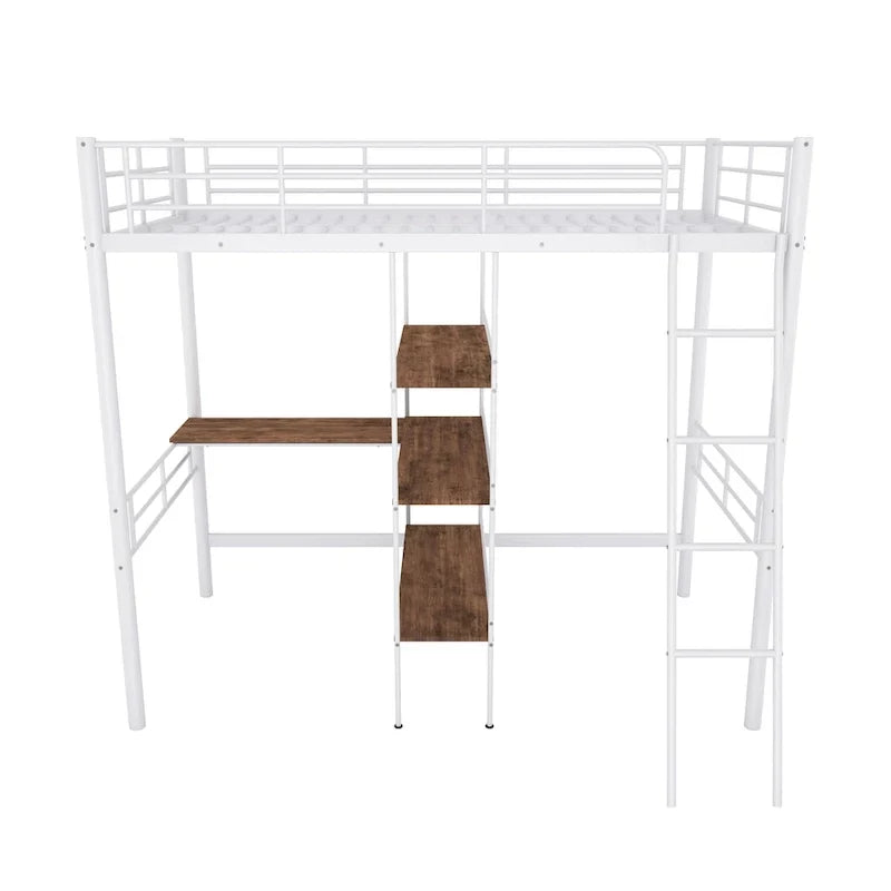Lit mezzanine en métal double Lit mezzanine en métal double