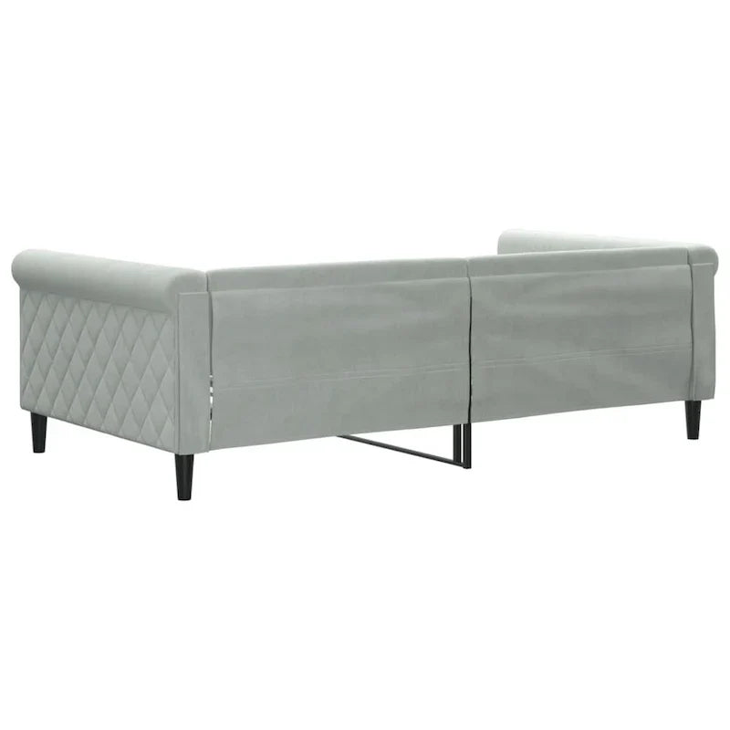 vidaXL Lit de repos Rembourré Canapé de jour pour Chambre à coucher Salon Velours