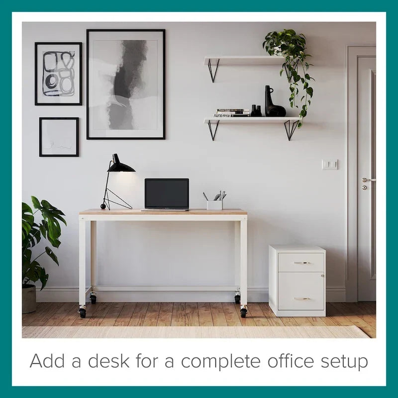 Classeur vertical Space Solutions 18 po de profondeur à 2 tiroirs de largeur lettre avec tiroir à accessoires