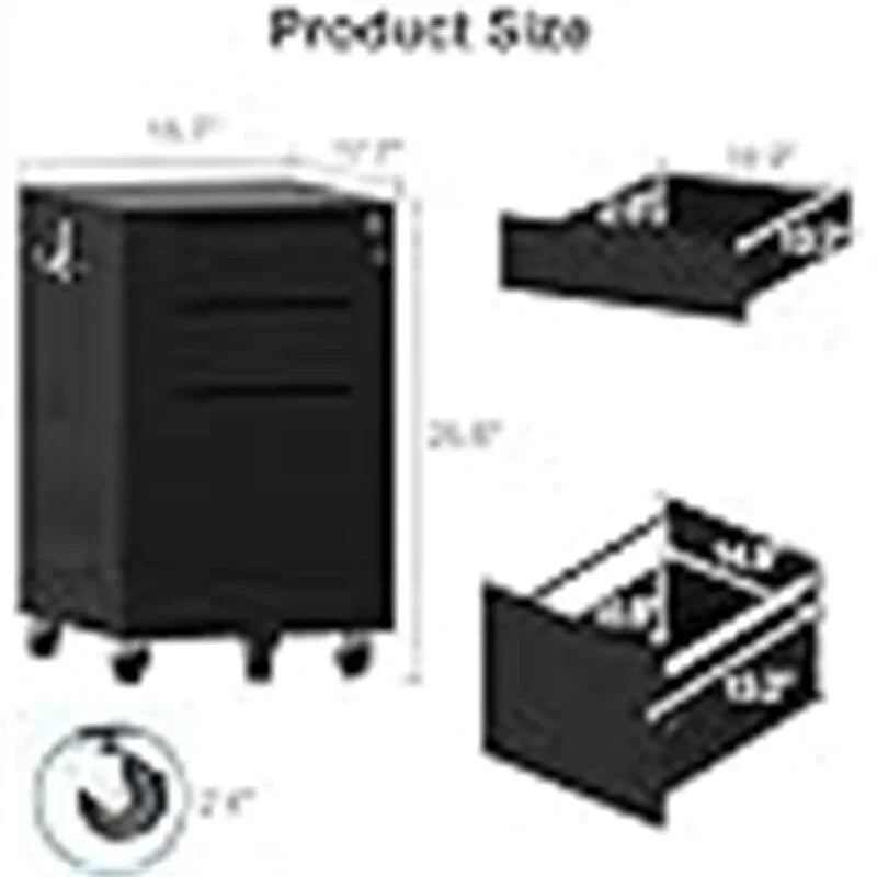 Classeur ultra brillant - 17.72P x 15.75L x 25.59H