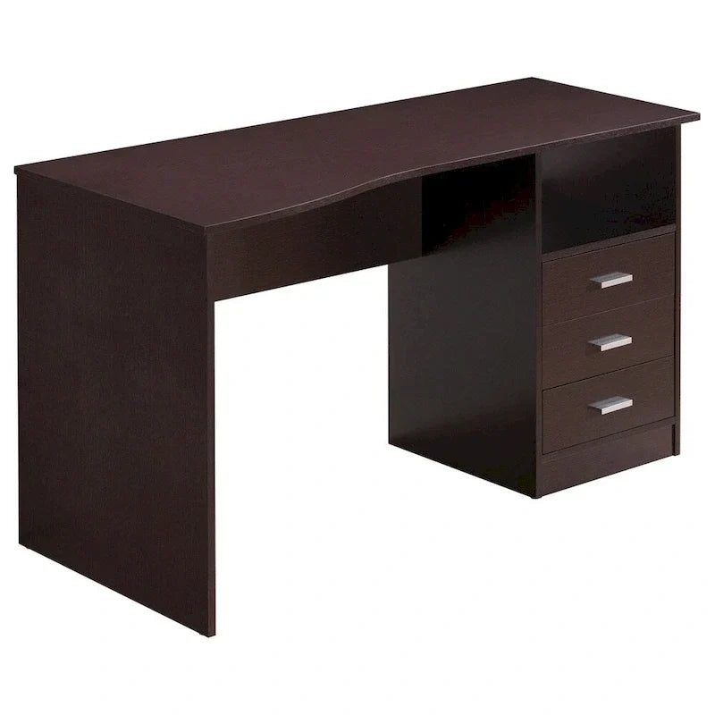 Bureau d'ordinateur classique à 3 tiroirs designs modernes