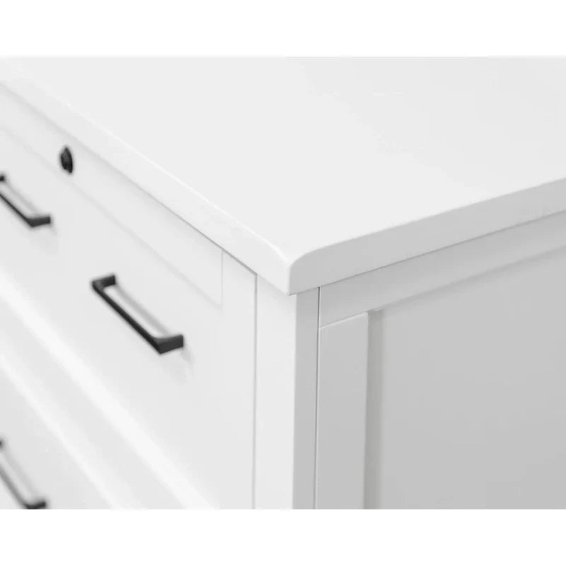 Classeur latéral moderne en bois, Classeur latéral de bureau, Tiroir de rangement pour dossiers, Entièrement assemblé, Blanc
