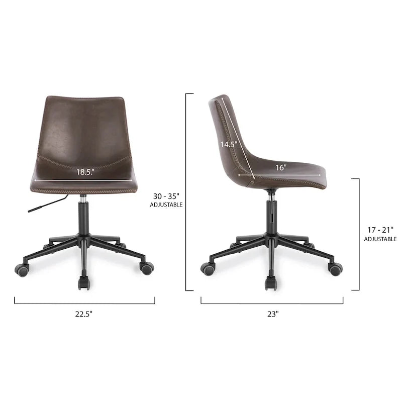 Chaise de travail/de bureau Paxton Poly & Bark