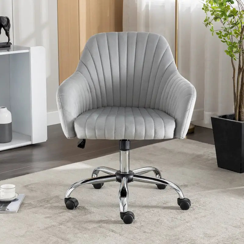 Chaise de bureau de loisirs moderne GEITIN avec hauteur réglable