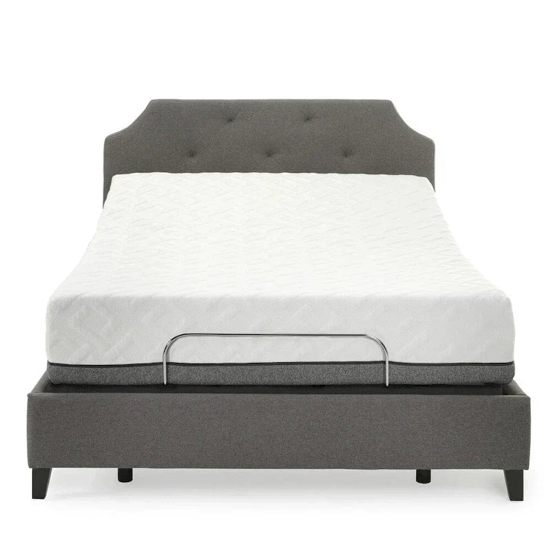 Ensemble matelas en mousse à mémoire de forme 12 pouces Sleep Zone Pacifica et base réglable