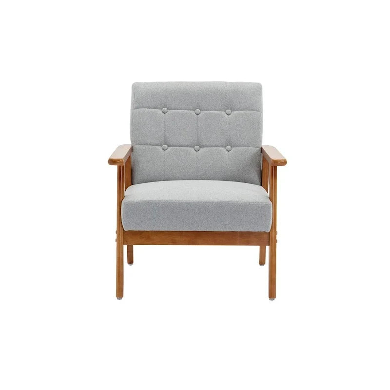 Ensemble de 2 Fauteuils d'Appoint avec Table d'appoint Fauteuil pour Salon Chambre Bureau - 78cm(H) * 64.5cm(L) * 71cm(P)