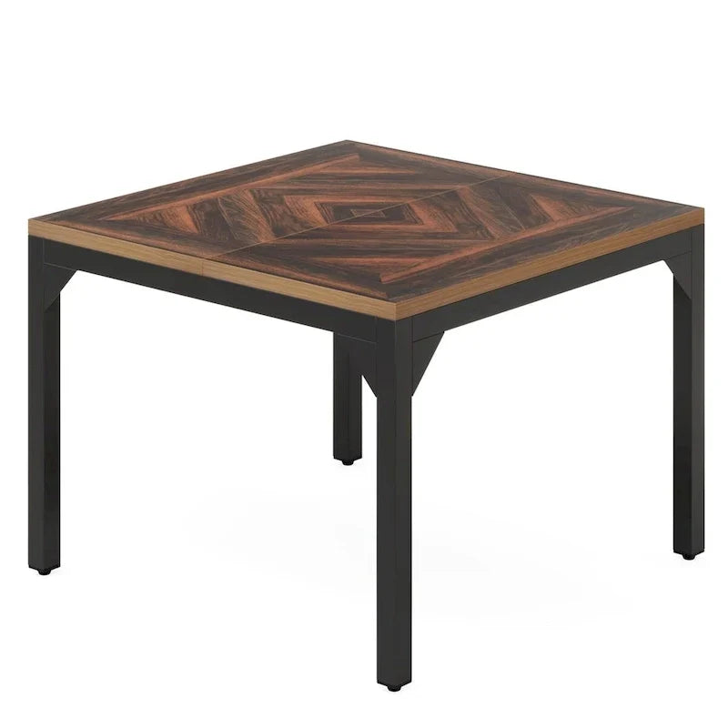 Petite table de conférence, table de réunion carrée pour bureau à domicile - 39,37 L x 39,37 l x 29,52 H