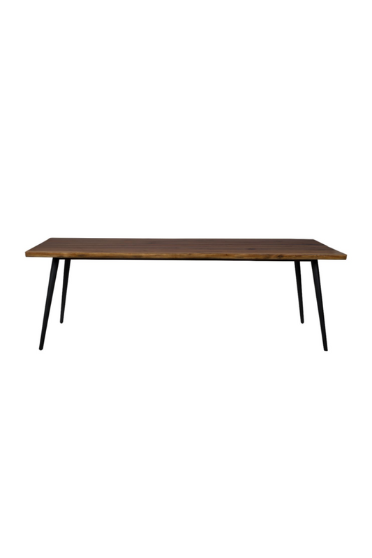 Table de salle à manger rectangulaire XL en noyer