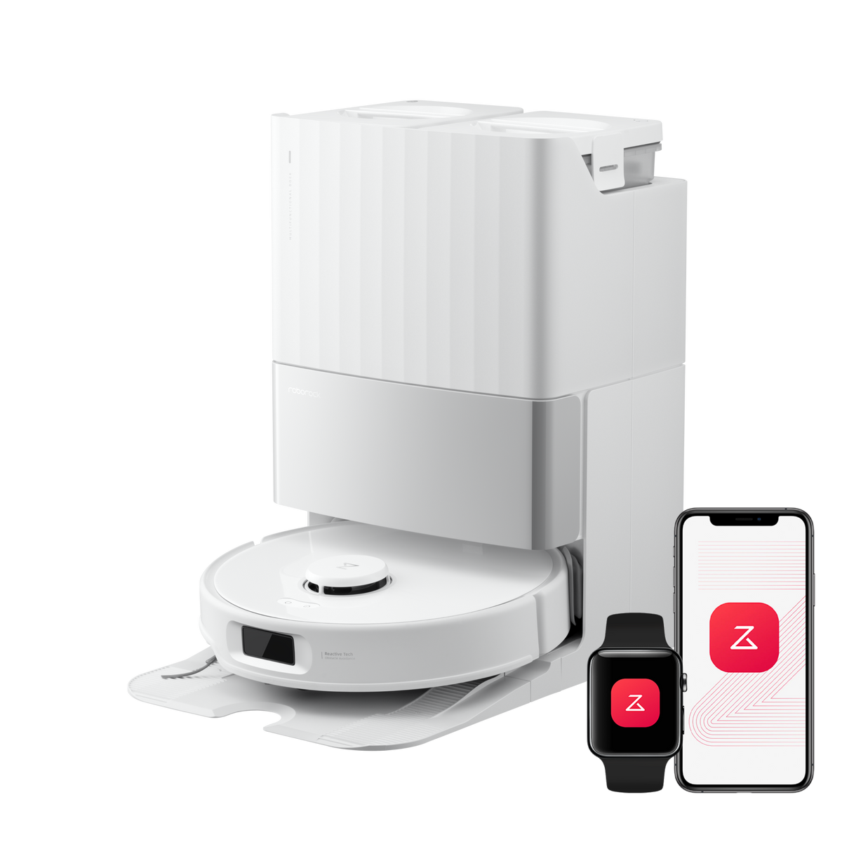 Roborock Qrevo Edge S5A robot aspirateur laveur avec station d’accueil multifonctionnelle 3.0
