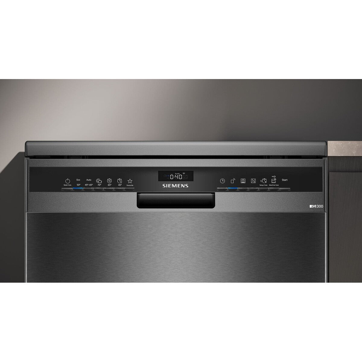 Lave-vaisselle pose libre Siemens SN23EC03ME, iQ300 Noir
