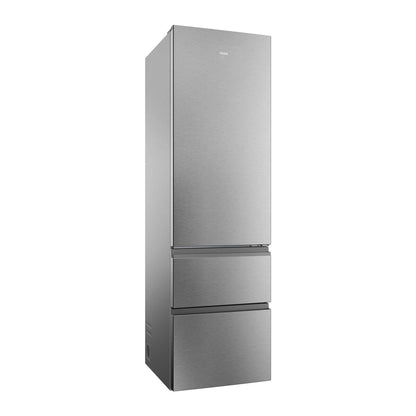 Réfrigérateur congélateur en bas Haier HTR3620CNMG Inox