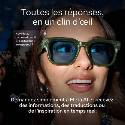Lunettes connectées IA Meta Adventurer Standard Classique