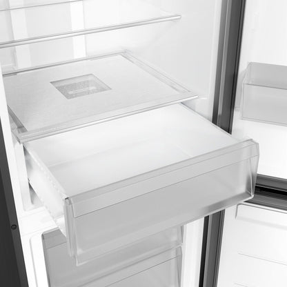 Réfrigérateur congélateur en bas Candy CNCQ2T6S18DX Inox