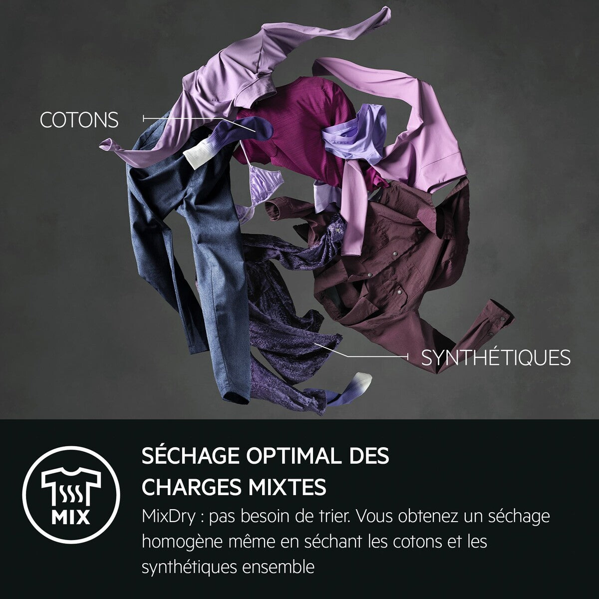 Sèche-linge pompe à chaleur Aeg TE7G9GBP