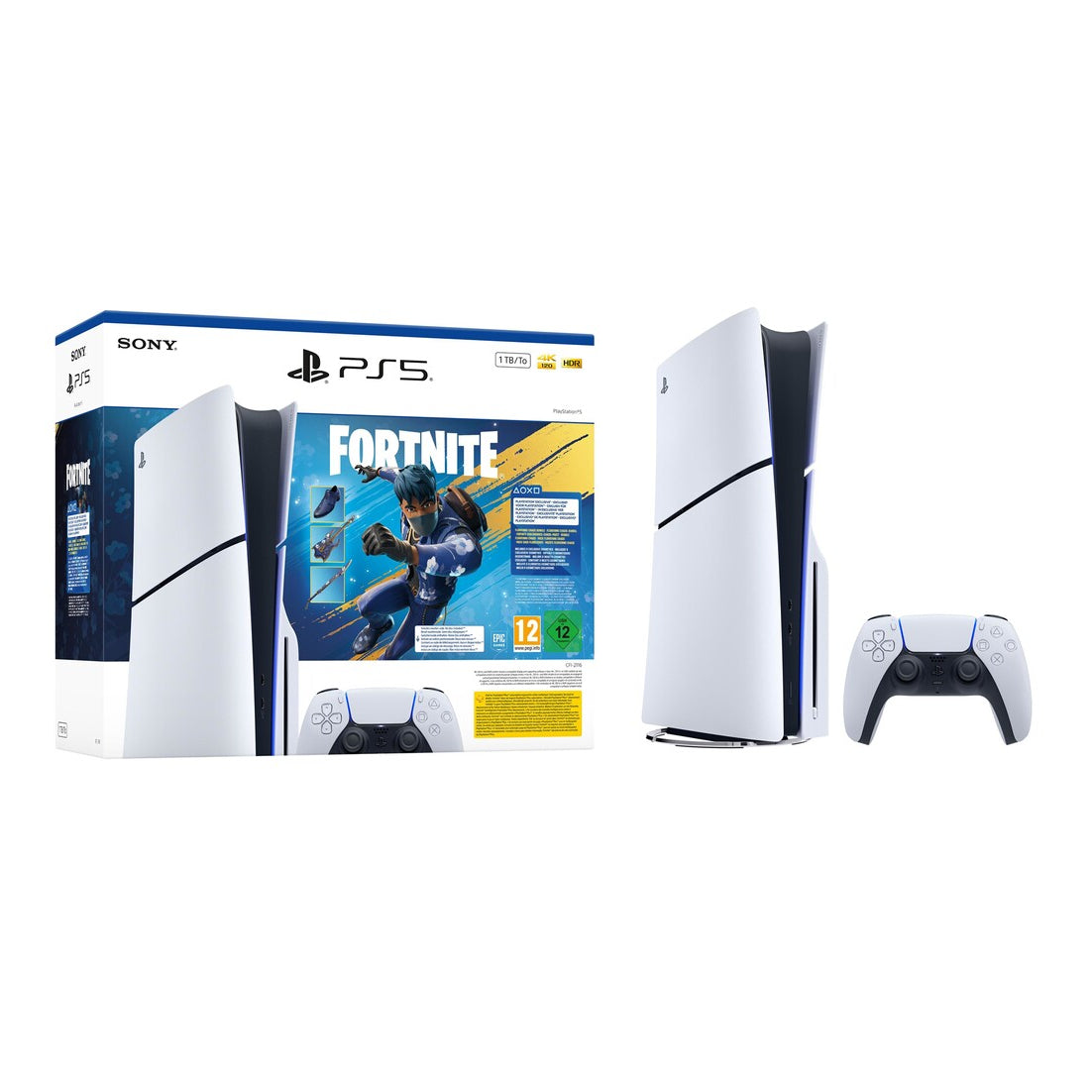 Console PlayStation 5 Sony Pack Slim Edition Standard Fortnite Flowering Chaos - Edition limitée