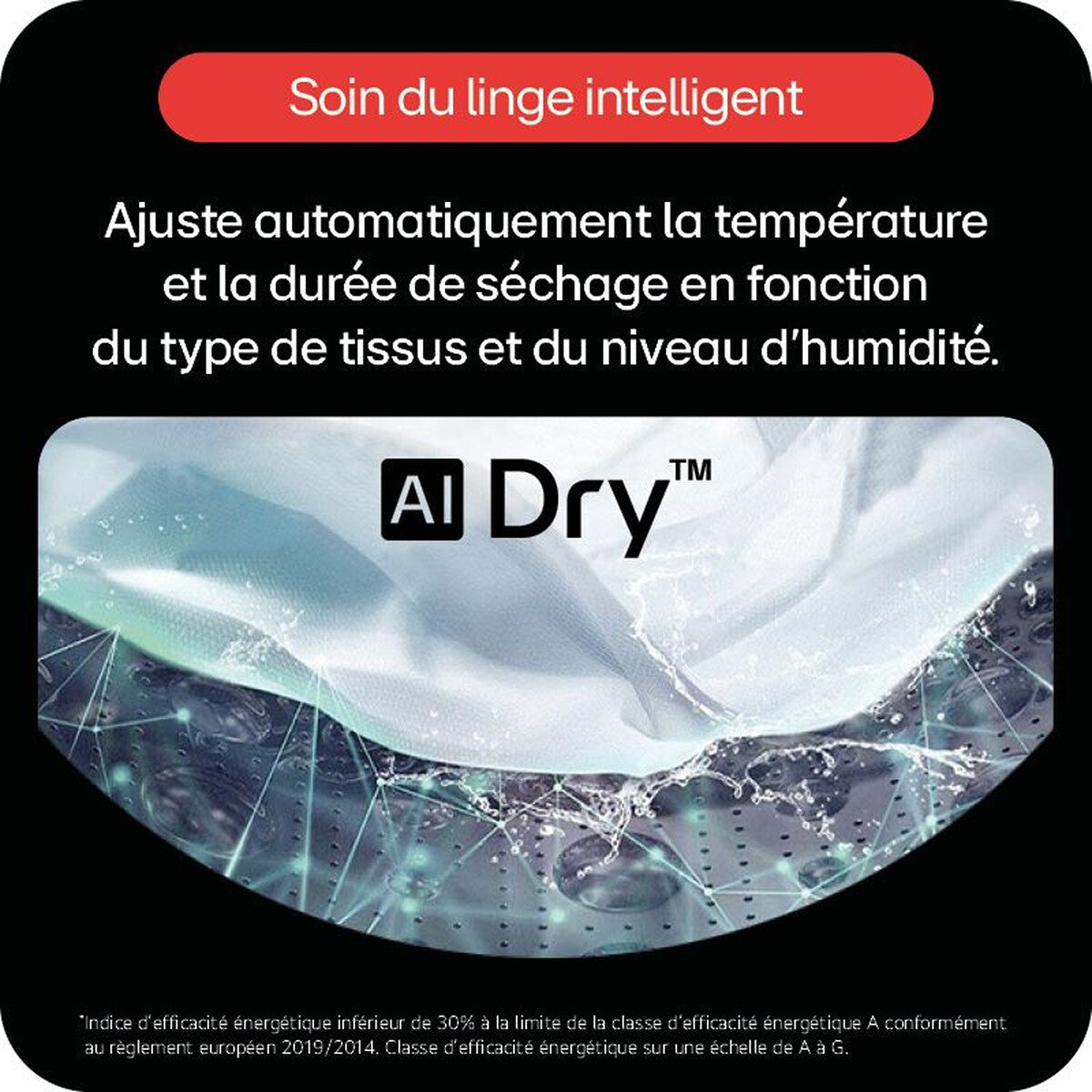 Sèche-linge pompe à chaleur Lg Seche-linge 10 kg RH0X71WH