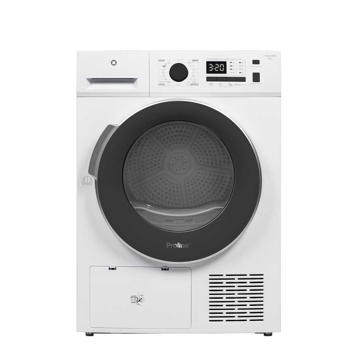 Sèche-linge pompe à chaleur Proline PRODHP8D