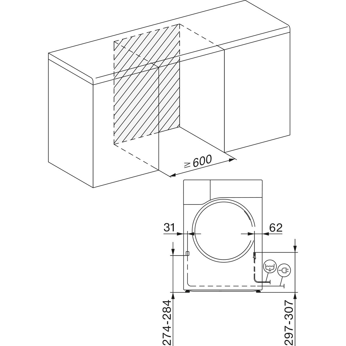Sèche-linge pompe à chaleur Miele TSD 643 WP 9 Kg