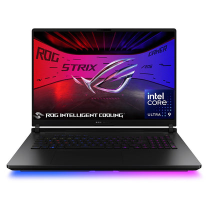 PC portable Asus Gaming ROG Strix Scar 18 90NR0LI1-M00970 18" 240Hz Intel® Core™ Ultra 9 32 Go RAM 1 To SSD NVIDIA® GeForce RTX™ 5080 Noir