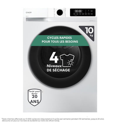 Sèche-linge pompe à chaleur Candy GD 10N2B-S Blanc