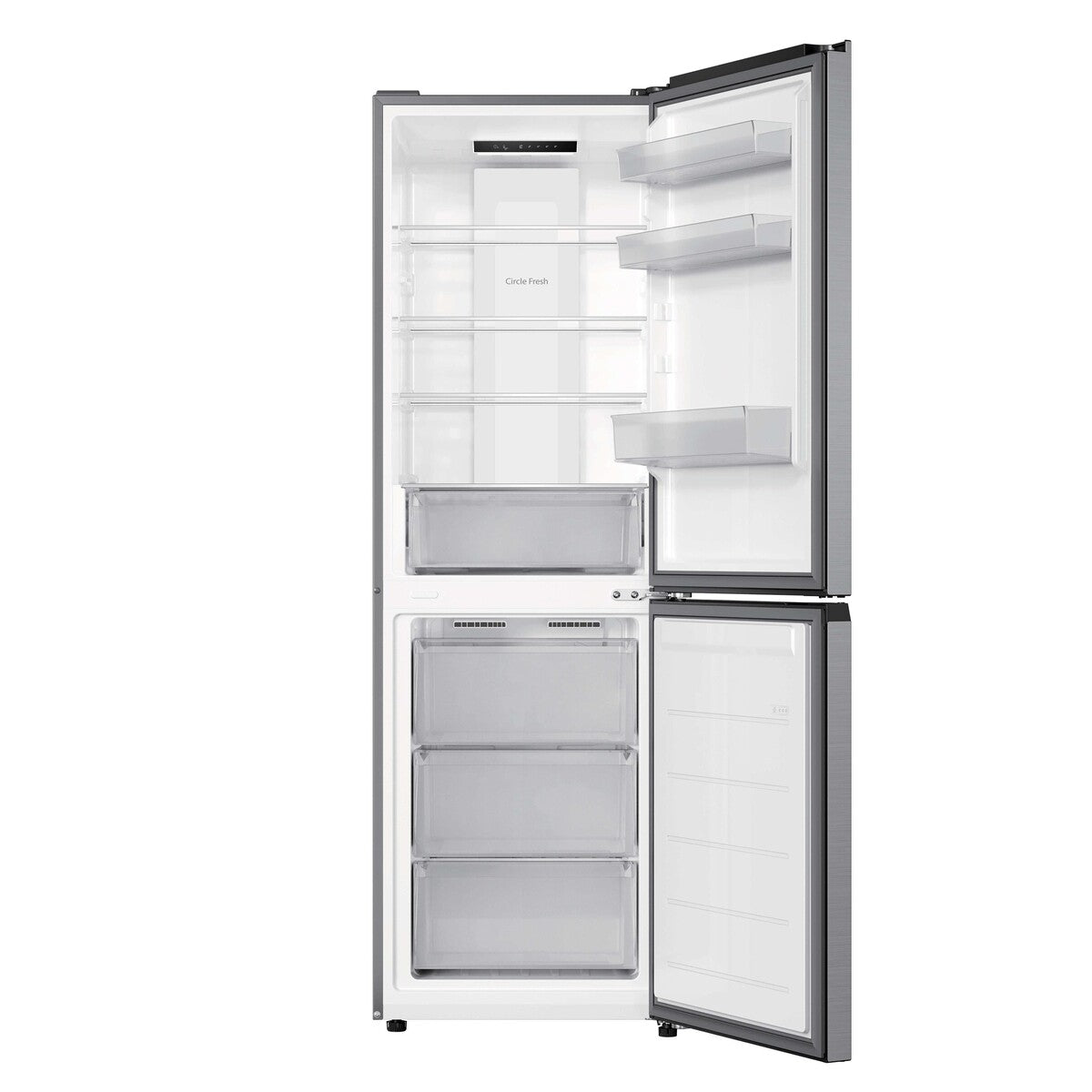 Réfrigérateur congélateur en bas Candy CNCQ2T6S18DX Inox