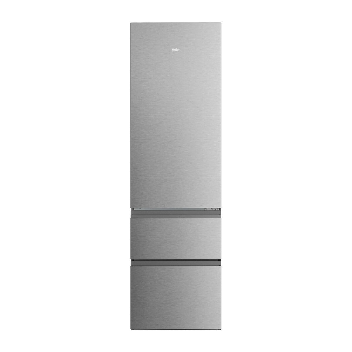 Réfrigérateur congélateur en bas Haier HTR3620CNMG Inox