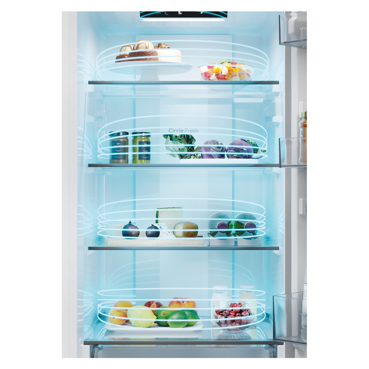 Réfrigérateur congélateur en bas Candy Combine 2D 55cm CNCQ2T518DW