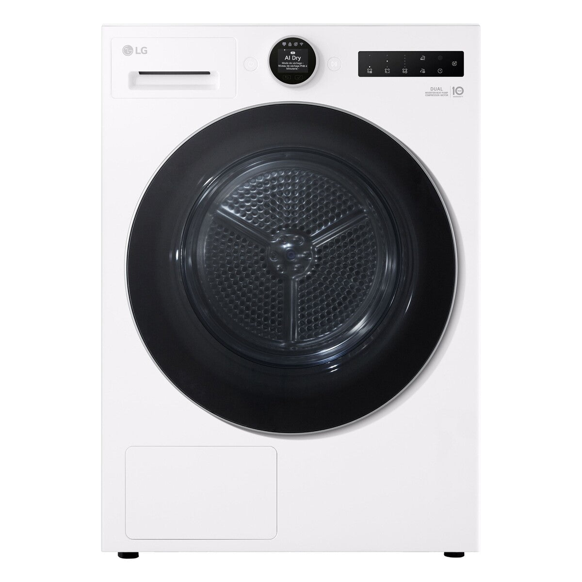 Sèche-linge pompe à chaleur Lg Seche-linge 10 kg RH0X71WH
