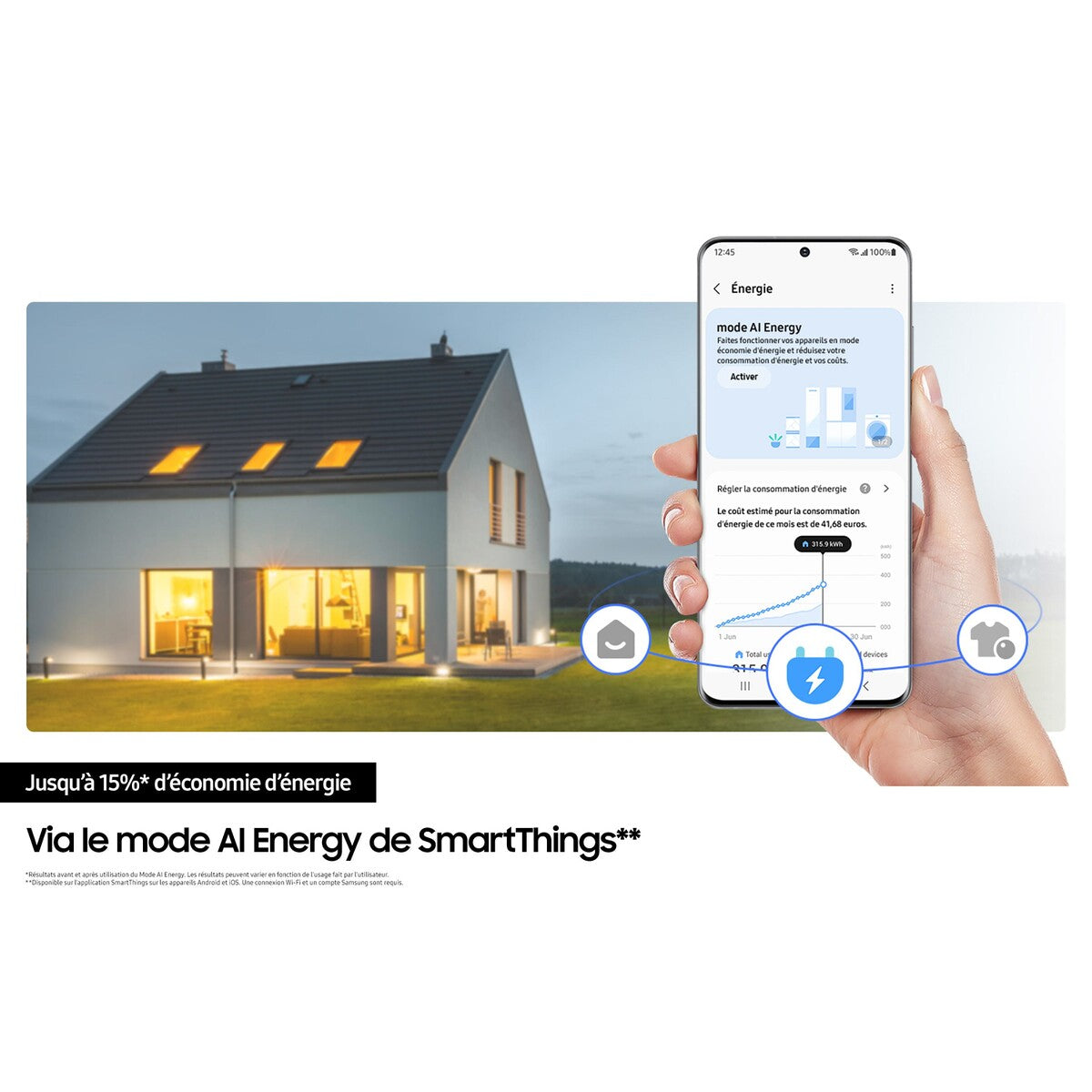 Réfrigérateur congélateur en bas Samsung RB38C776CS9