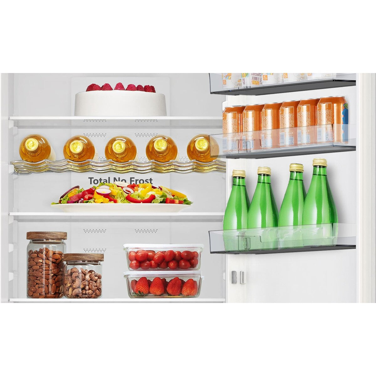 Réfrigérateur congélateur en bas Hisense FCN331ACA Inox