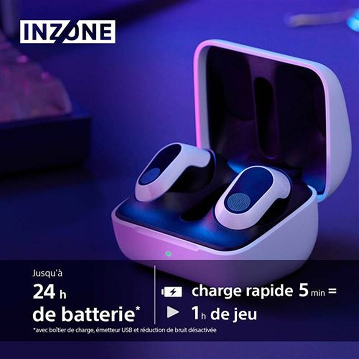Écouteurs sans fil Gaming Sony INZONE à réduction de bruit
