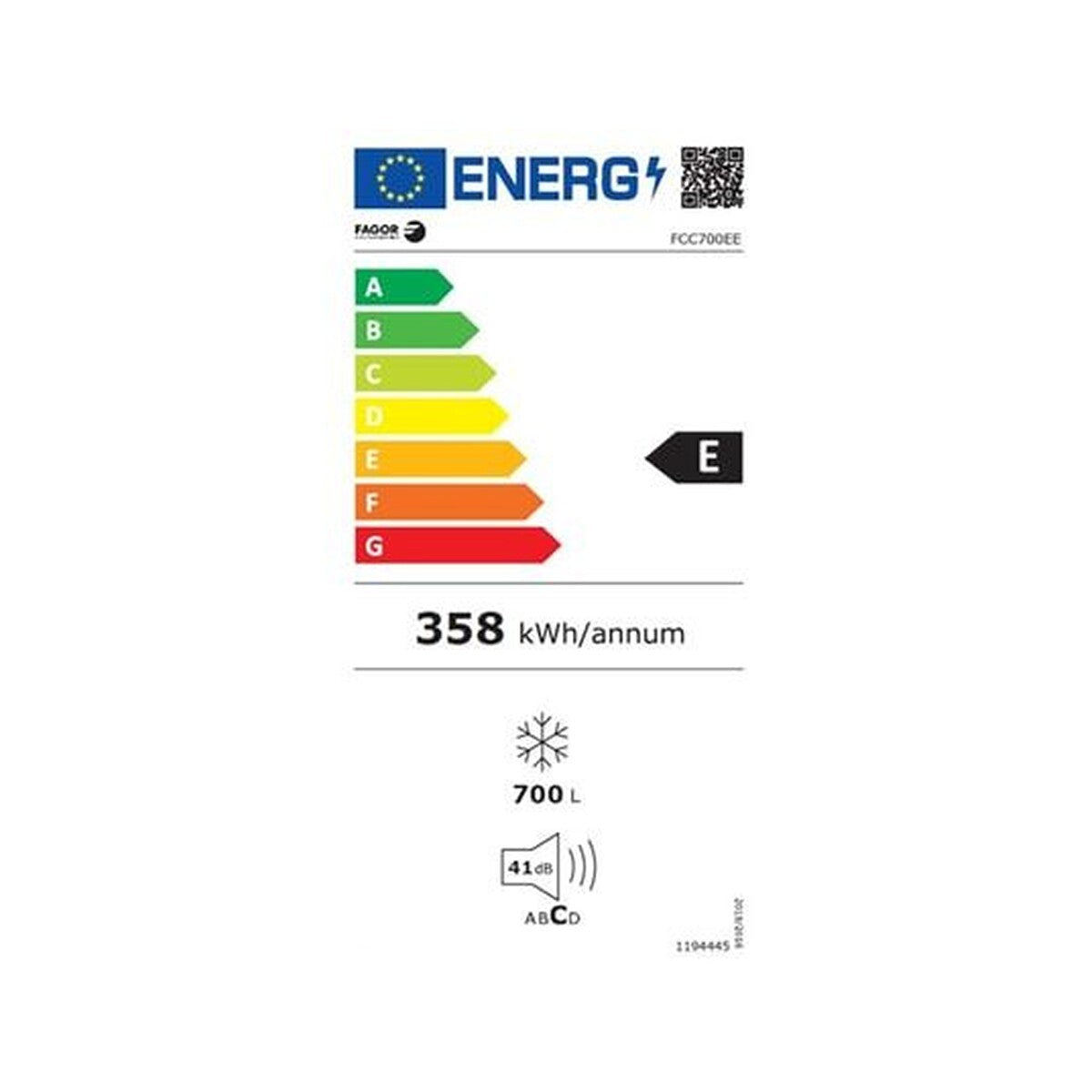 Congélateur coffre Fagor FCC700EE
