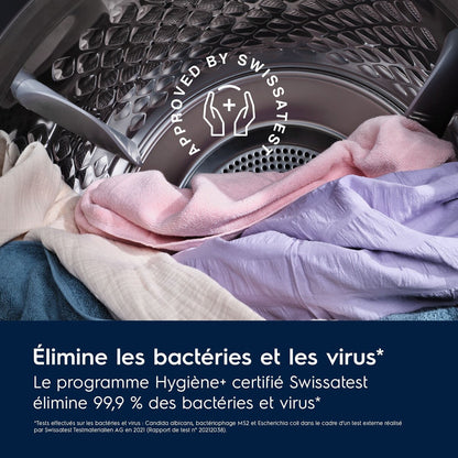 Sèche-linge pompe à chaleur Electrolux EW7HI495B Blanc