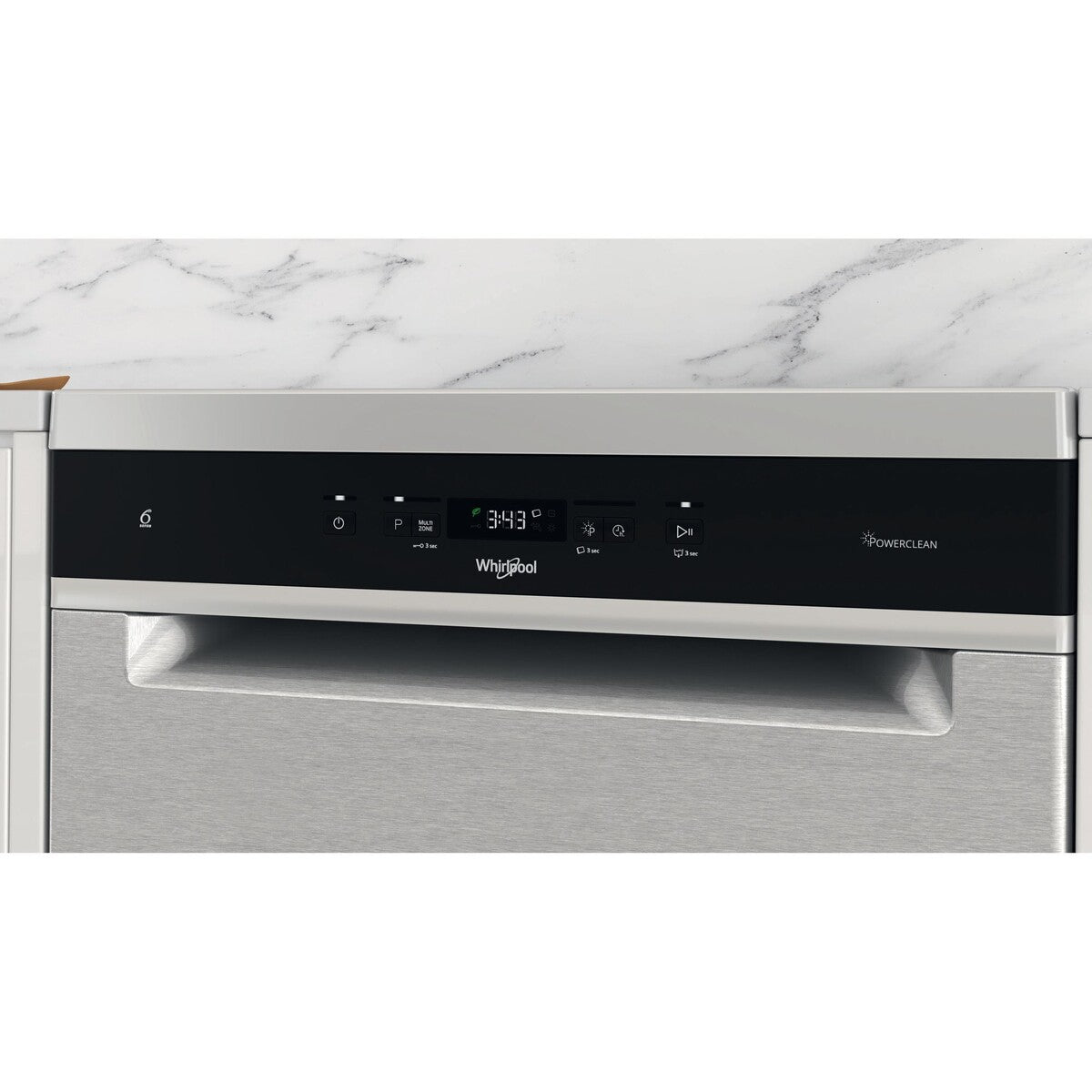 Lave-vaisselle pose libre Whirlpool WH3FC14BN70X INOX